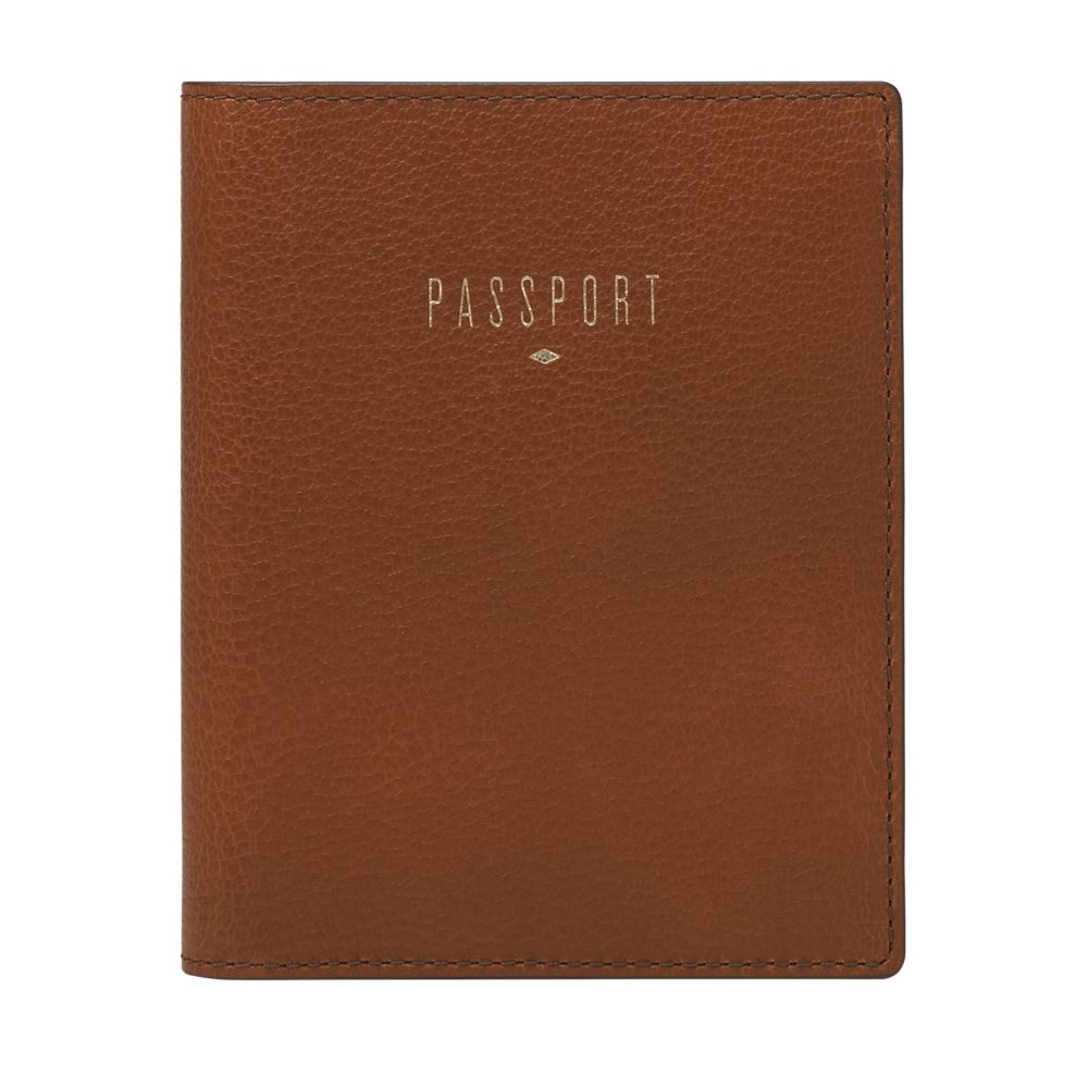 Fossil Women's Travel RFID Eco Leather Passport Case -  SLG1499200