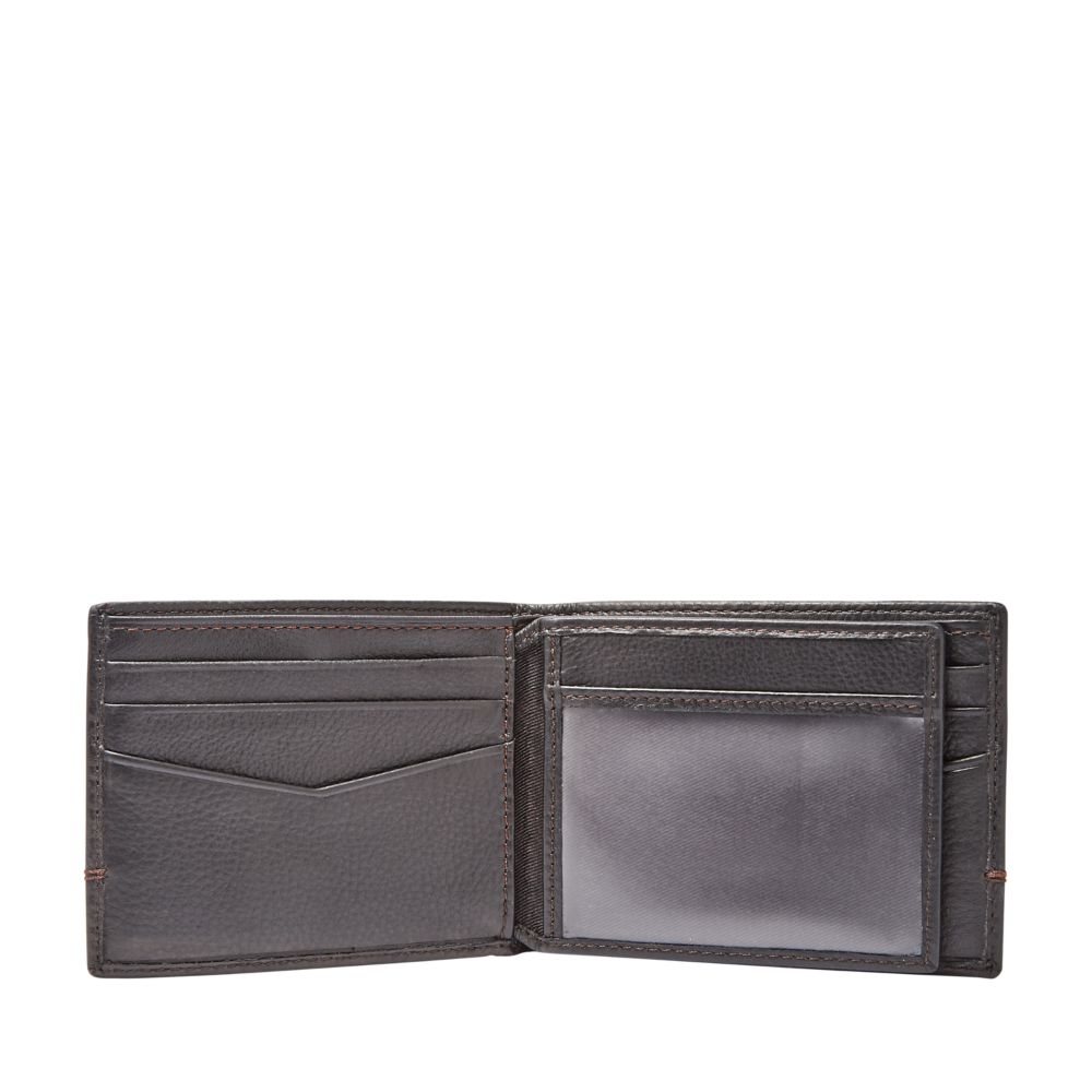 BROOKS BLK LTH BIFOLD/FLIP ID (1)