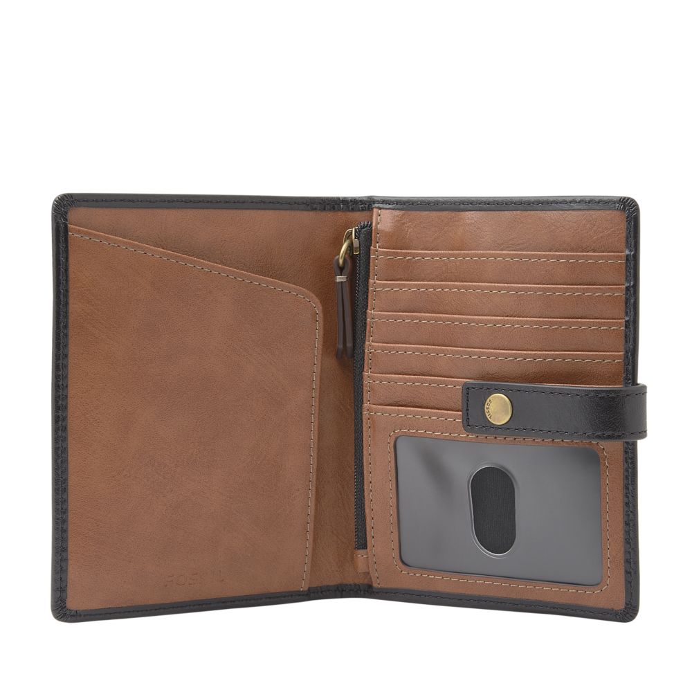 LUFKIN BLACK LTH COIN BIFOLD