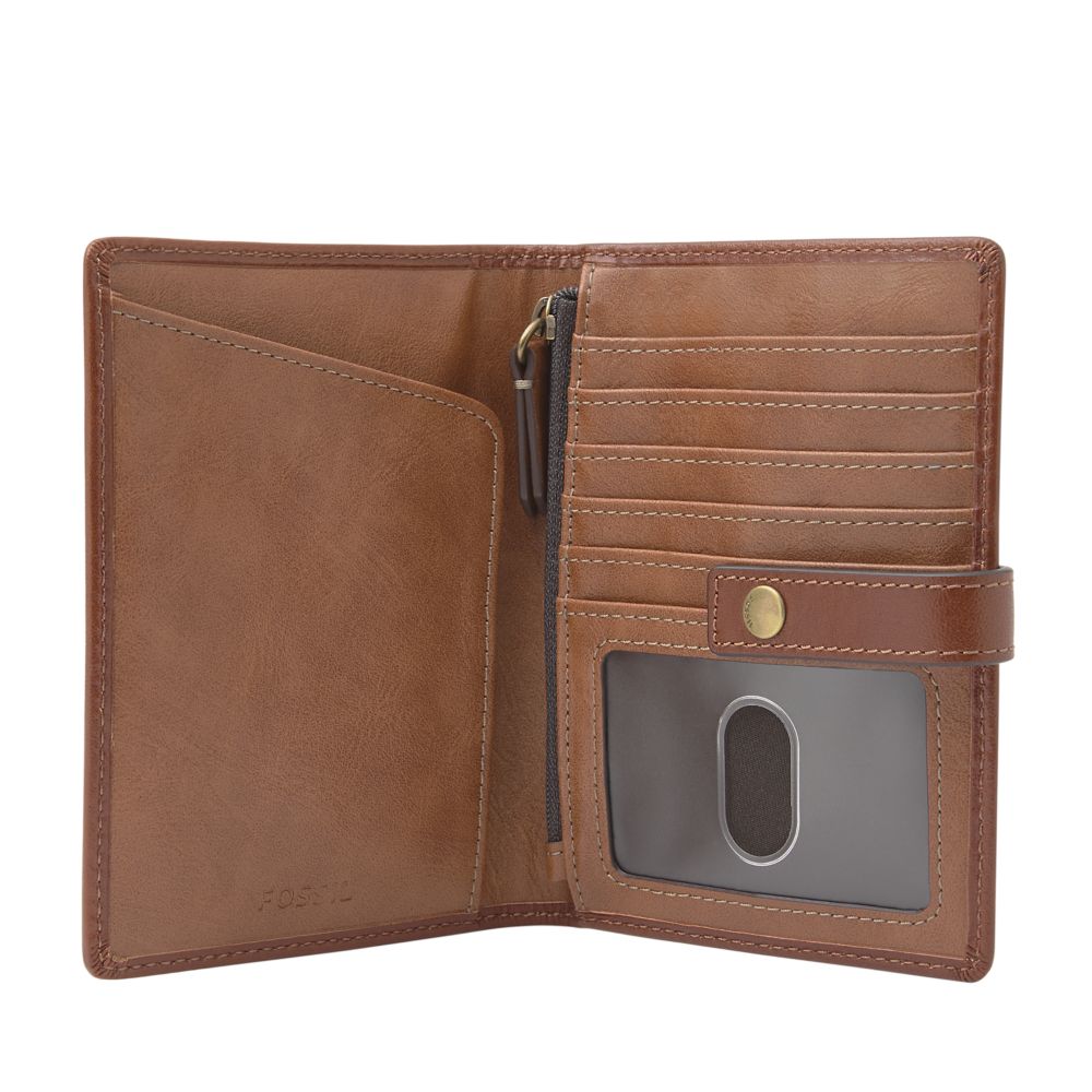 Fossil Men's Raul Leather Passport Case -  SML1825210 (1)