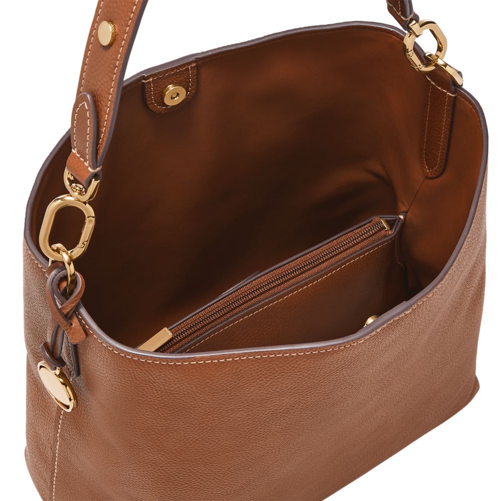 Fossil Women's Jessie LiteHide™ Leather Bucket Shoulder Bag -  ZB11003200 (1)