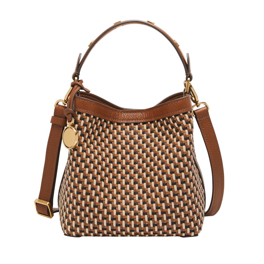 Fossil Women's Jessie Polyurethane Small Bucket Crossbody -  ZB11005249