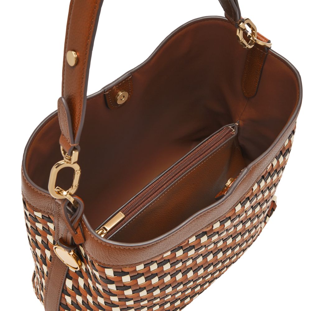 Fossil Women's Jessie Polyurethane Bucket Shoulder Bag -  ZB11006249 (1)