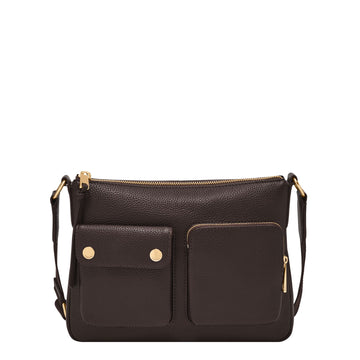Fossil Women's Maysen Leather Crossbody Bag -  ZB11209203