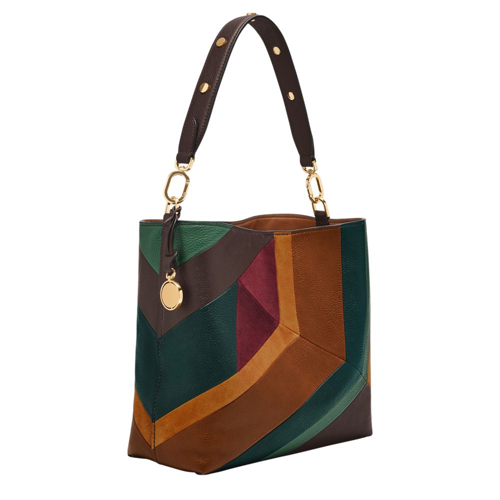 Fossil Women's Jessie Leather Bucket Shoulder Bag -  ZB11255186 (3)