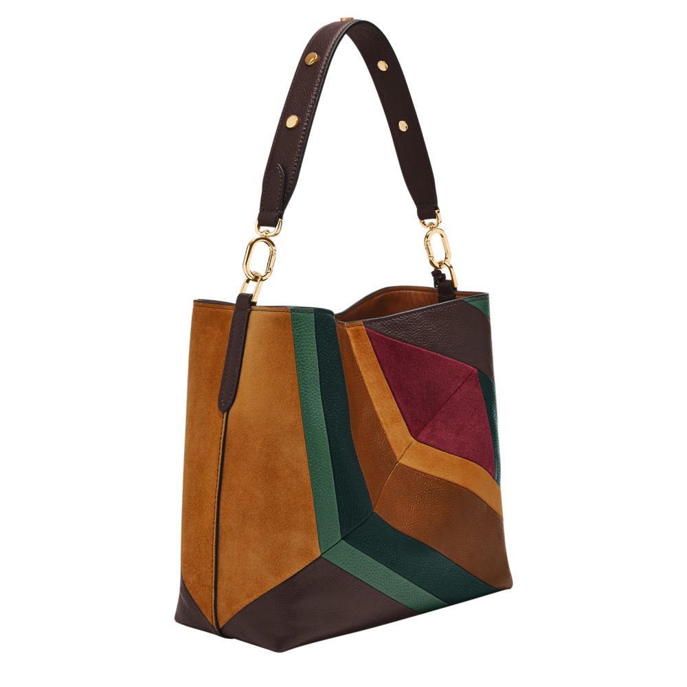 Fossil Women's Jessie Leather Bucket Shoulder Bag -  ZB11255186 (2)