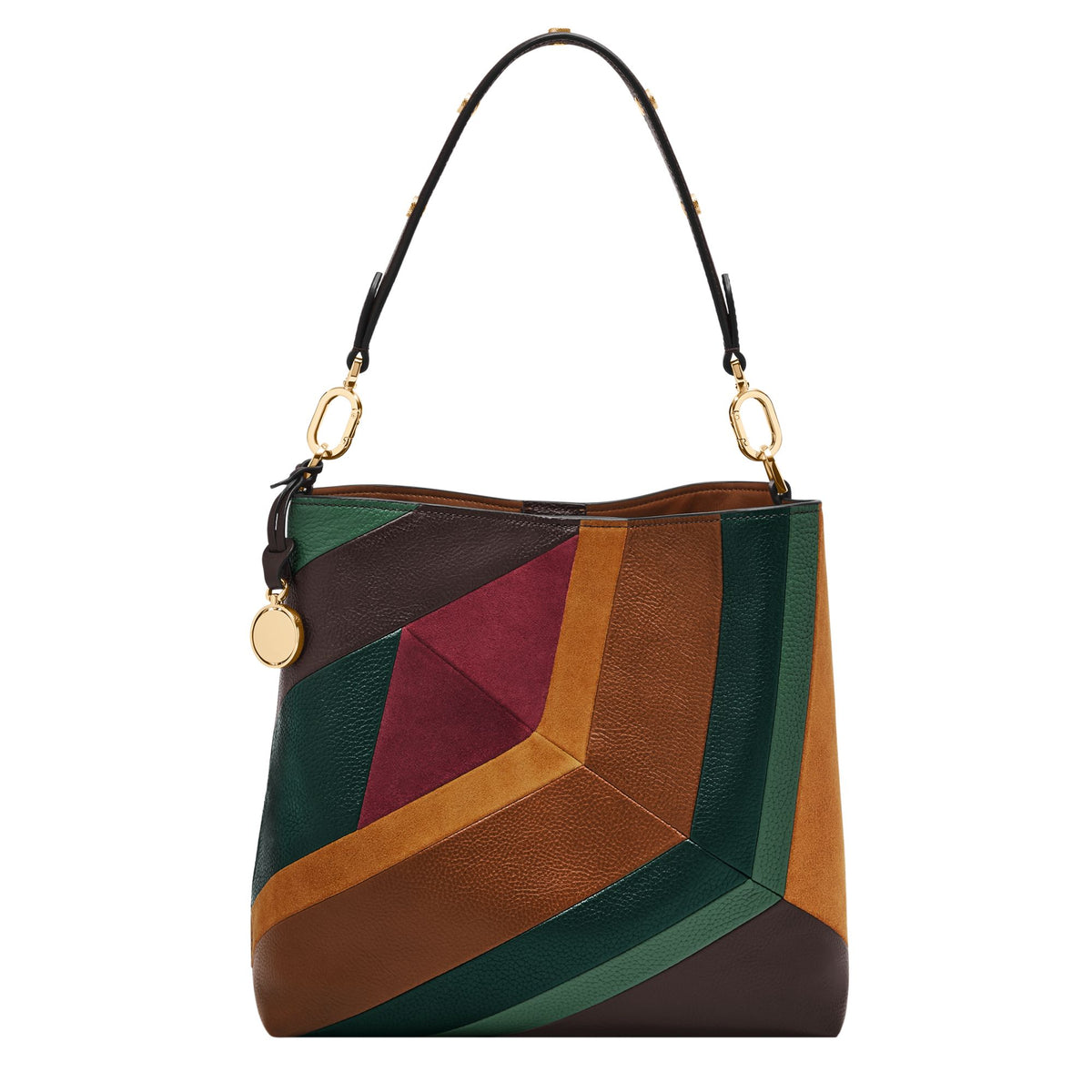 Fossil Women's Jessie Leather Bucket Shoulder Bag -  ZB11255186