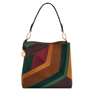 Fossil Women's Jessie Leather Bucket Shoulder Bag -  ZB11255186