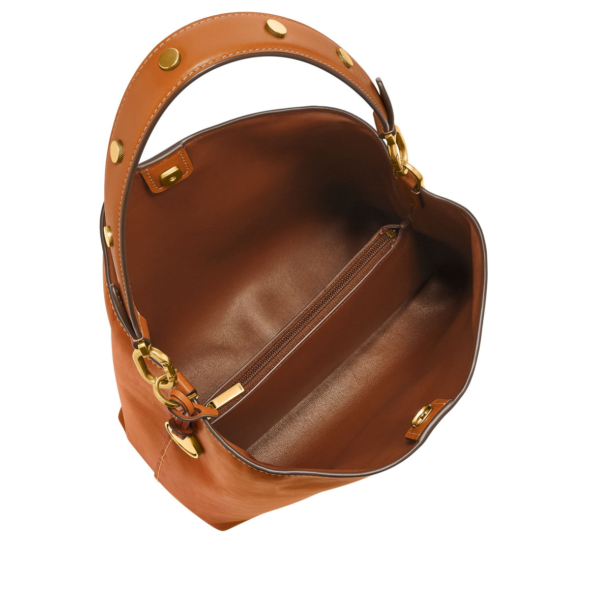 Fossil Women's Jessie Leather Bucket Shoulder Bag -  ZB11256805 (1)